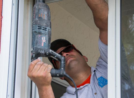 Replacement window installation sealing