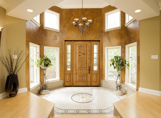 MasterGrain Single Entry Door with Sidelites