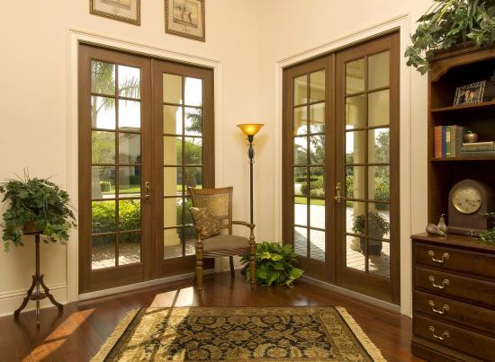 French doors - impact doors - winguard aluminum - pgt