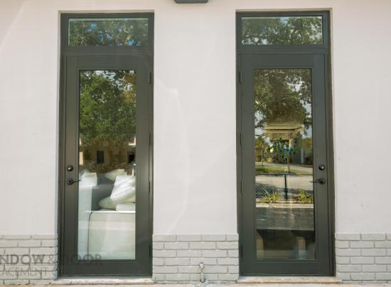 french doors with transoms