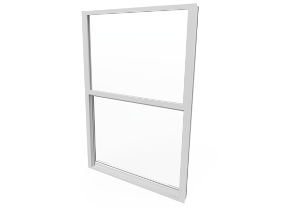 ESWindows aluminum single hung window